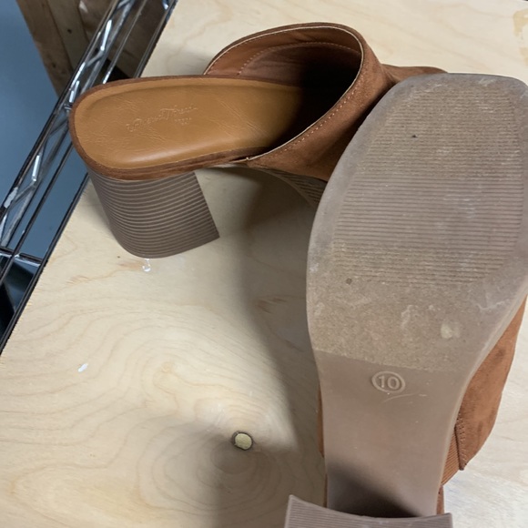 Target Brand. Faux suede mules - Picture 3 of 3